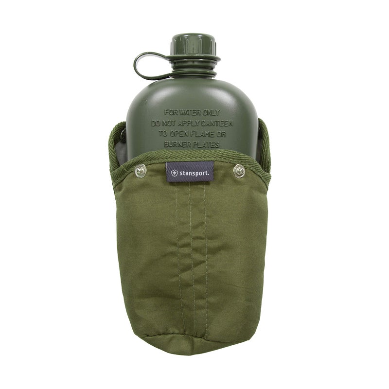 Stansport كانتين ستانسبورت على طراز الجيش، غطاء وحزام (336) - Image 4